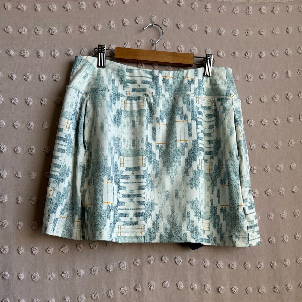 Title Nine Golf Dream Athletic Skort Sz M Blue White‎